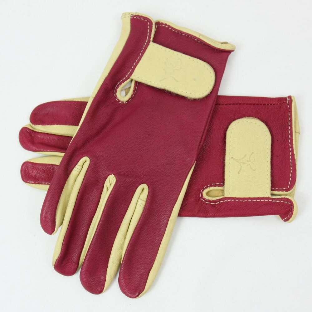 Vintage Wells Lamont Split Cuff Goatskin Leather Womens Driving Gloves S